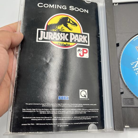 Ecco the Dolphin Sega CD Complete CIB - Picture 8 of 9